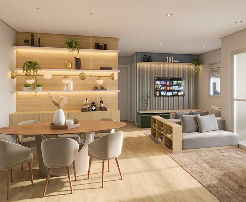 Apartamento, 3 quartos, 59 m² - Foto 1