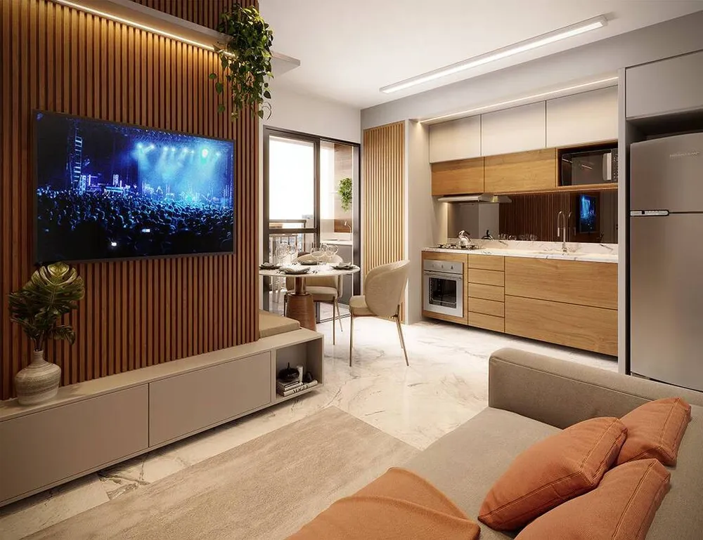 Apartamento, 2 quartos, 46 m² - Foto 1