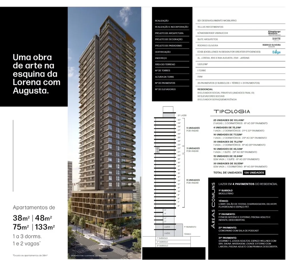 Apartamento, 3 quartos, 133 m² - Foto 2