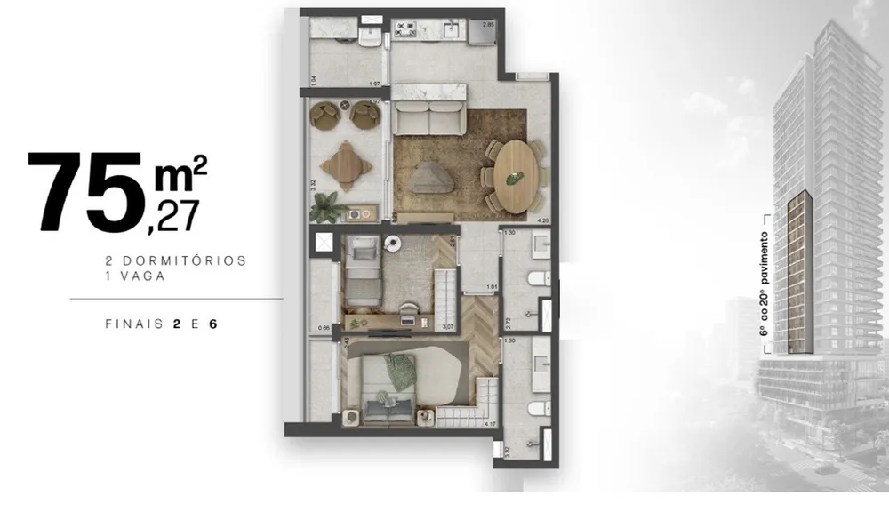 Apartamento, 3 quartos, 133 m² - Foto 4