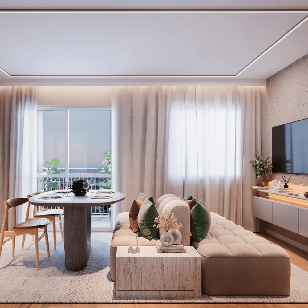 Apartamento, 2 quartos, 47 m² - Foto 2