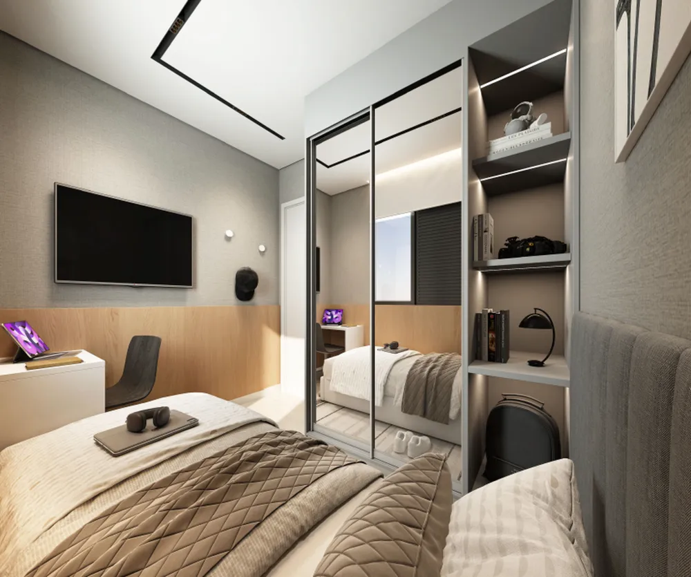 Apartamento, 2 quartos, 35 m² - Foto 2