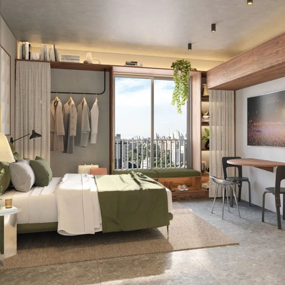 Apartamento, 1 quarto, 23 m² - Foto 1