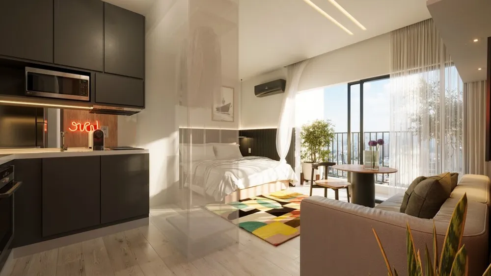 Apartamento, 1 quarto, 26 m² - Foto 2