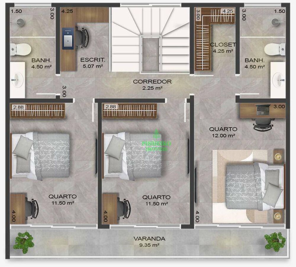 Casa, 4 quartos, 158 m² - Foto 4