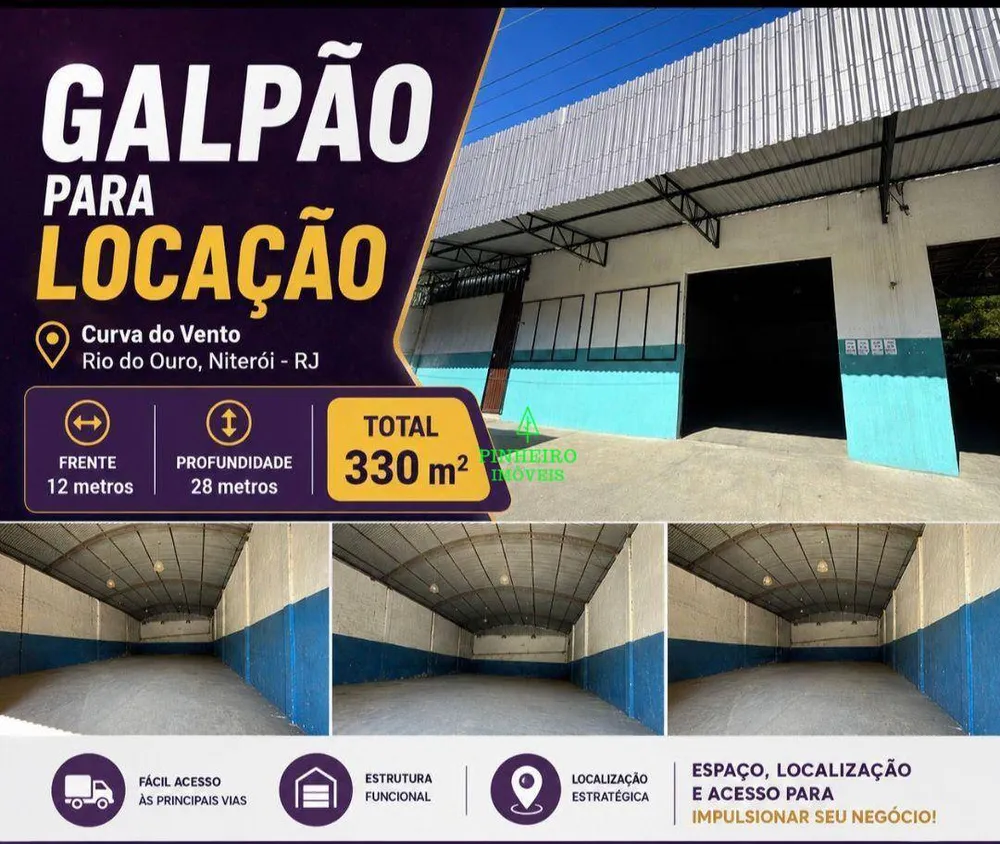 Depósito-Galpão, 522 m² - Foto 1
