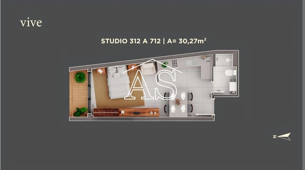 Apartamento, 30 m² - Foto 10