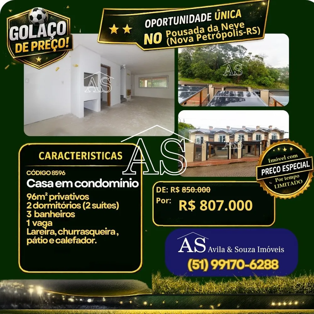 Casa de Condomínio, 2 quartos - Foto 1