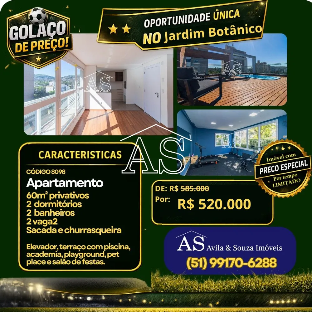 Apartamento, 2 quartos, 60 m² - Foto 1