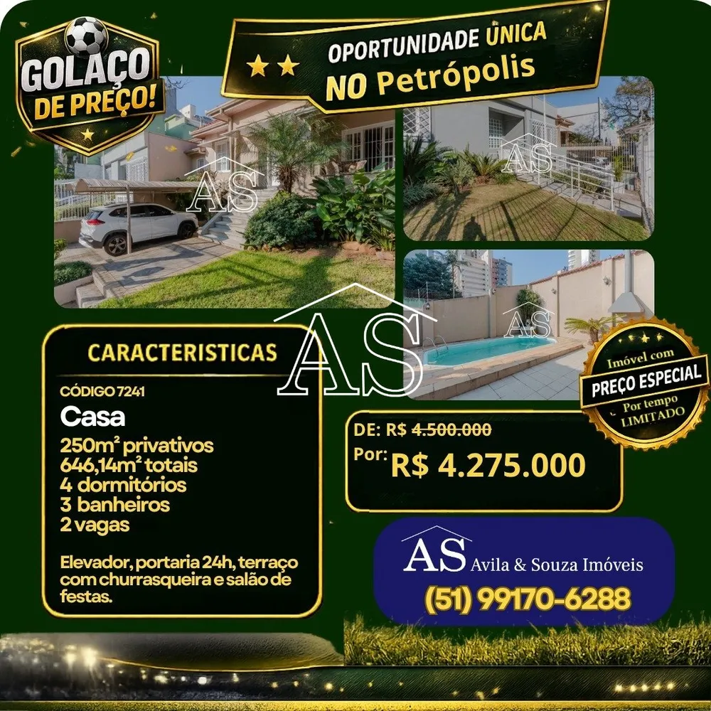 Casa, 4 quartos, 250 m² - Foto 1