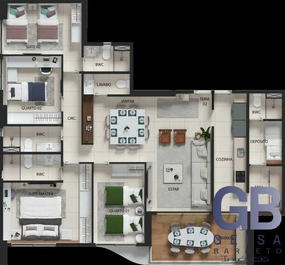 Apartamento, 4 quartos, 132 m² - Foto 11