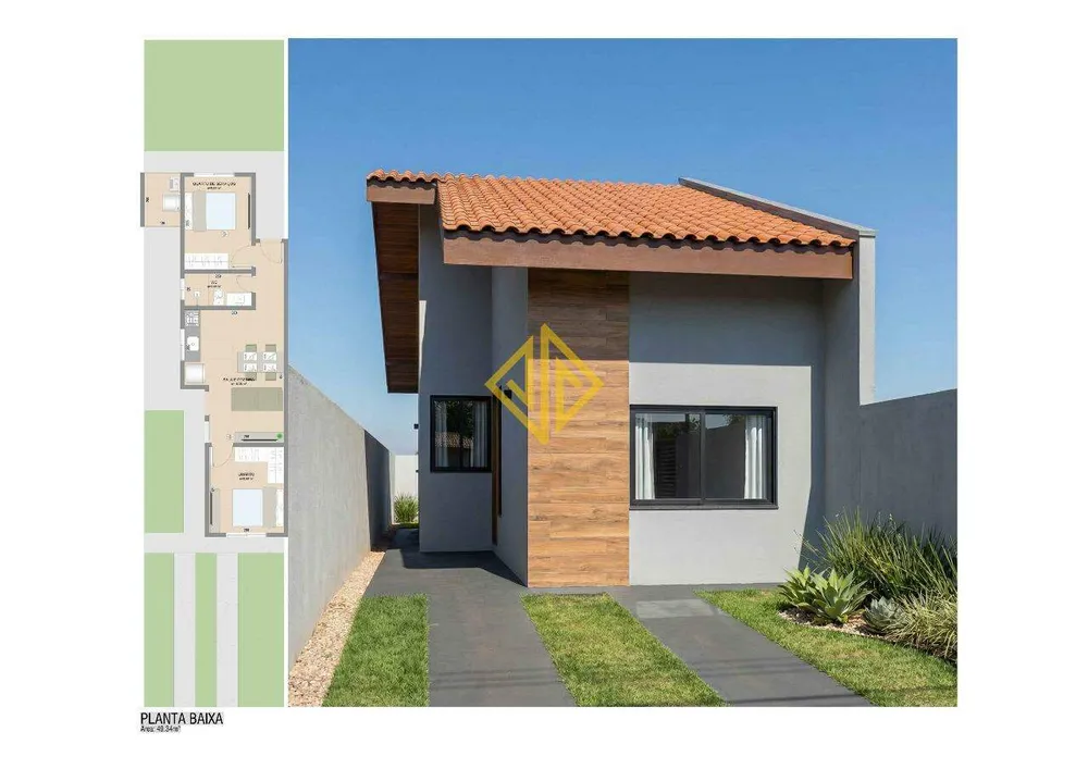 Casa, 2 quartos, 49 m² - Foto 2
