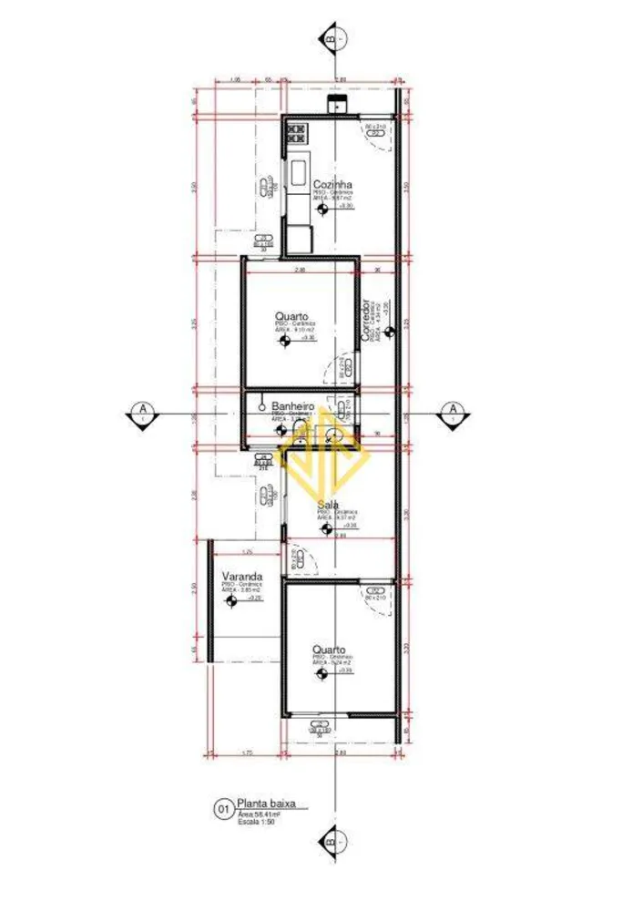 Casa, 2 quartos, 58 m² - Foto 3