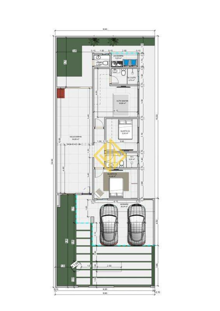 Casa, 3 quartos, 128 m² - Foto 2