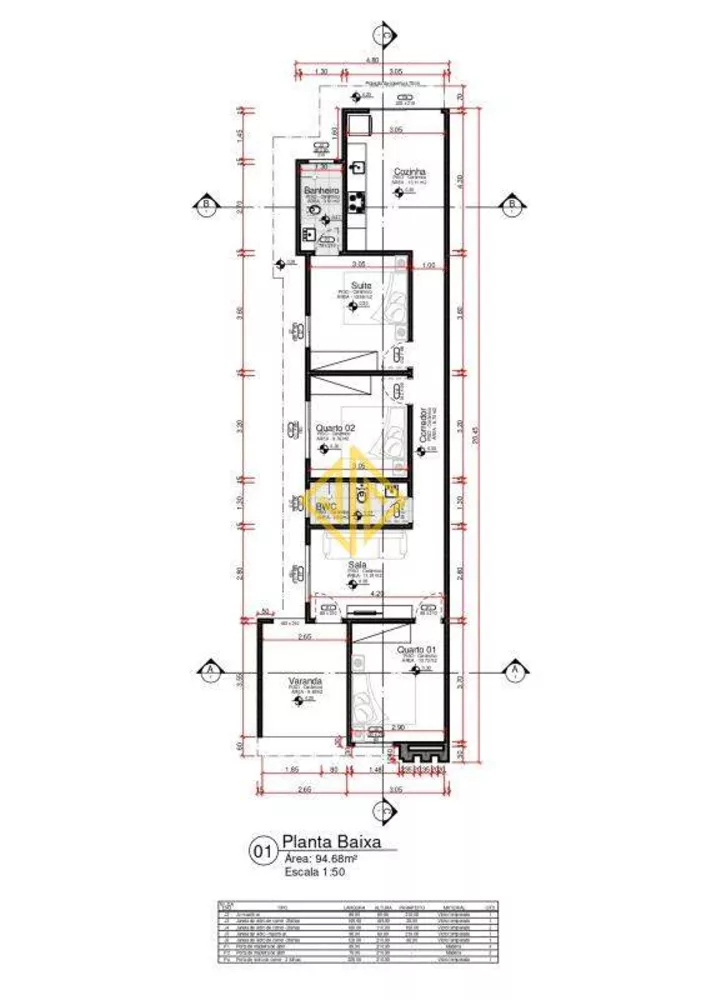 Casa à venda com 3 quartos, 95m² - Foto 2