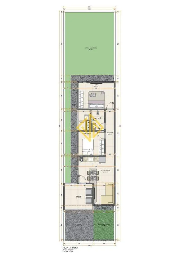 Casa, 2 quartos, 74 m² - Foto 2