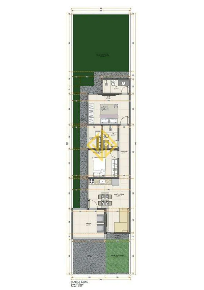 Casa, 2 quartos, 70 m² - Foto 2
