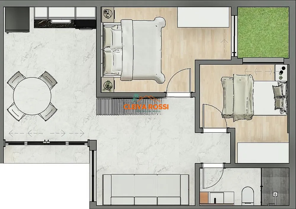 Casa, 2 quartos, 47 m² - Foto 8