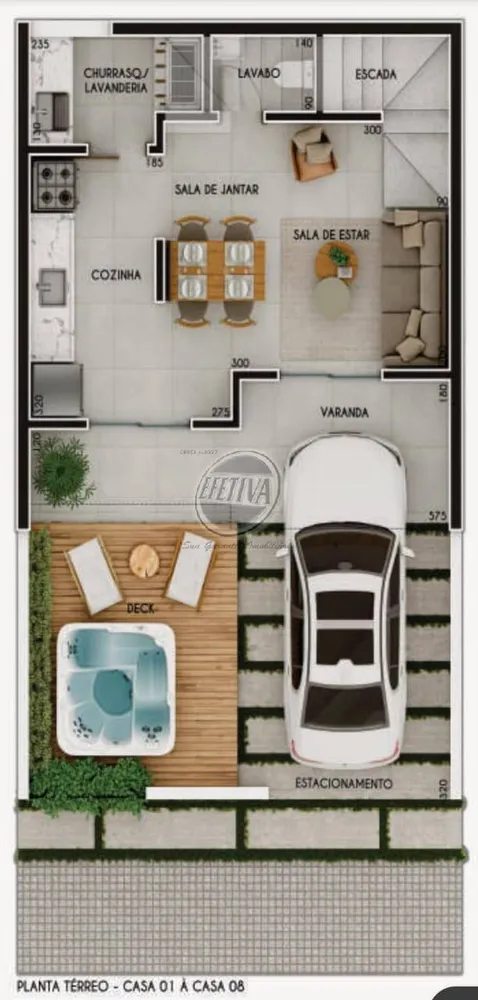 Sobrado, 2 quartos, 62 m² - Foto 9