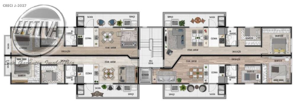 Apartamento, 3 quartos, 127 m² - Foto 8