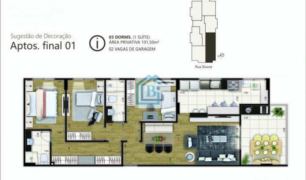 Apartamento, 2 quartos, 68 m² - Foto 8