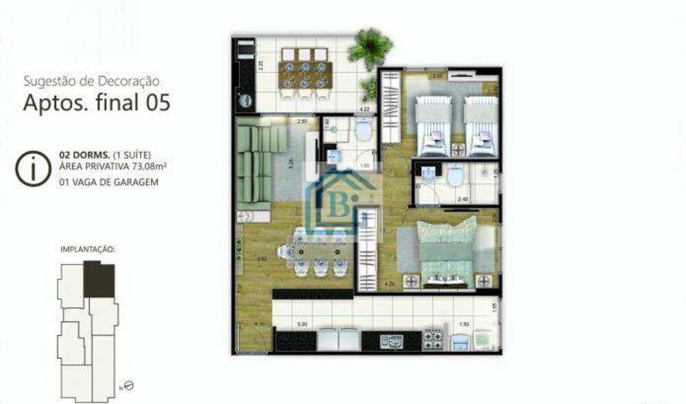 Apartamento, 2 quartos, 68 m² - Foto 12