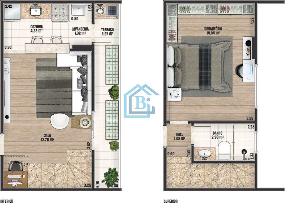 Apartamento, 2 quartos, 7121 m² - Foto 7