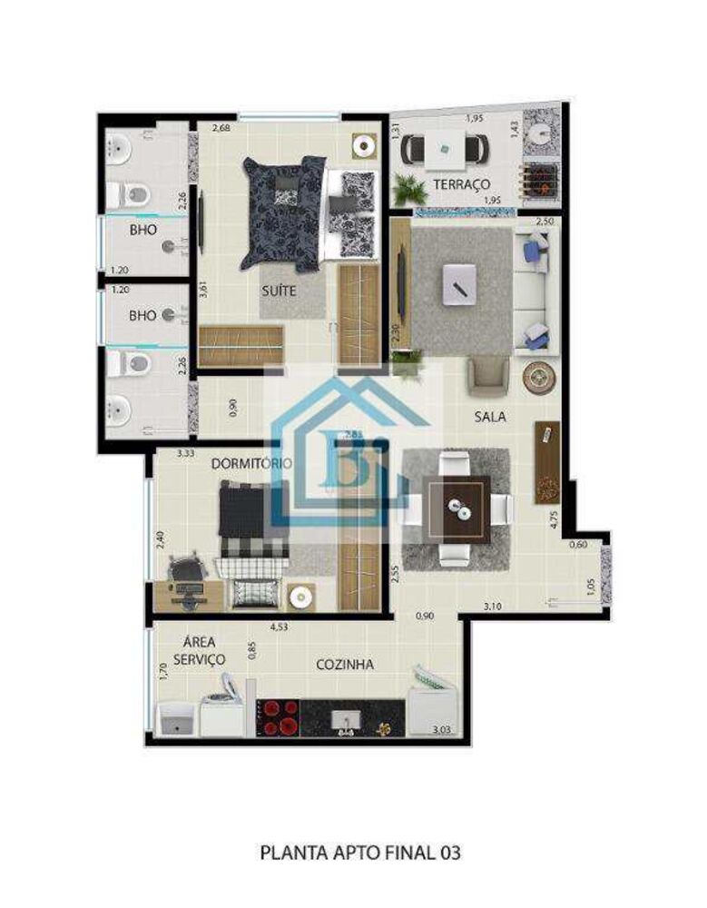 Apartamento, 2 quartos, 66 m² - Foto 18