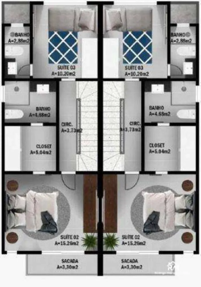Casa, 3 quartos, 125 m² - Foto 14