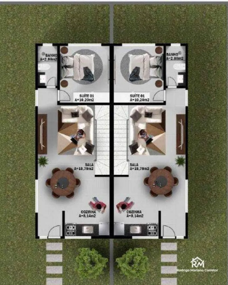 Casa, 3 quartos, 125 m² - Foto 13