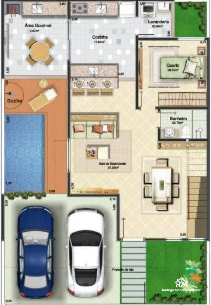 Casa, 3 quartos, 210 m² - Foto 9
