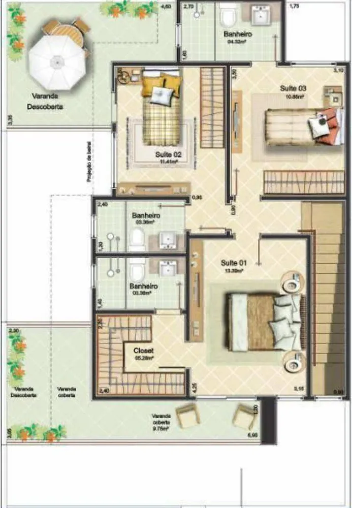 Casa, 3 quartos, 210 m² - Foto 11