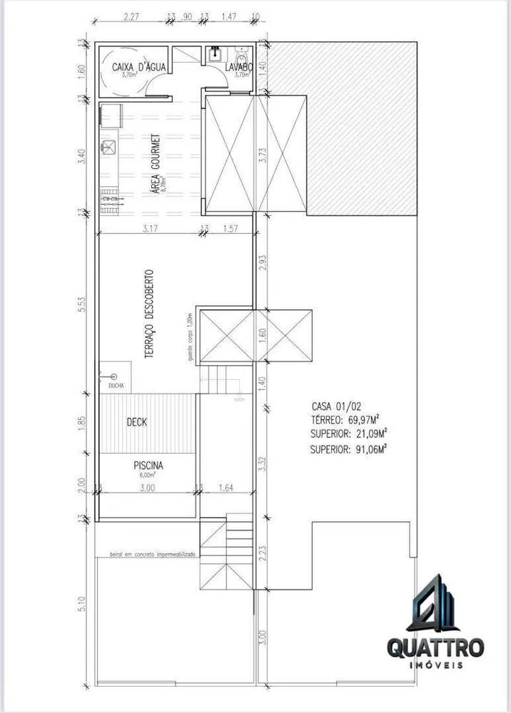 Casa, 3 quartos, 92 m² - Foto 2