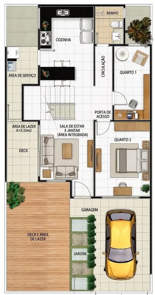 Casa, 2 quartos, 65 m² - Foto 24