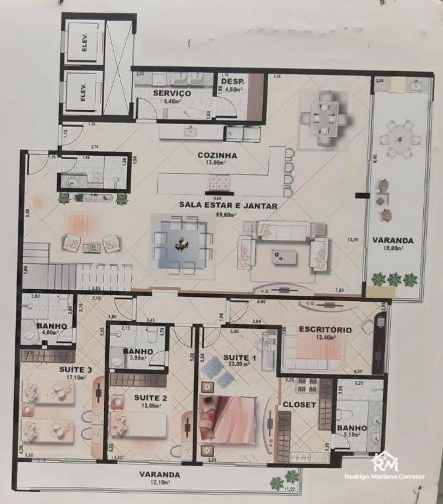 Apartamento, 4 quartos, 210 m² - Foto 16