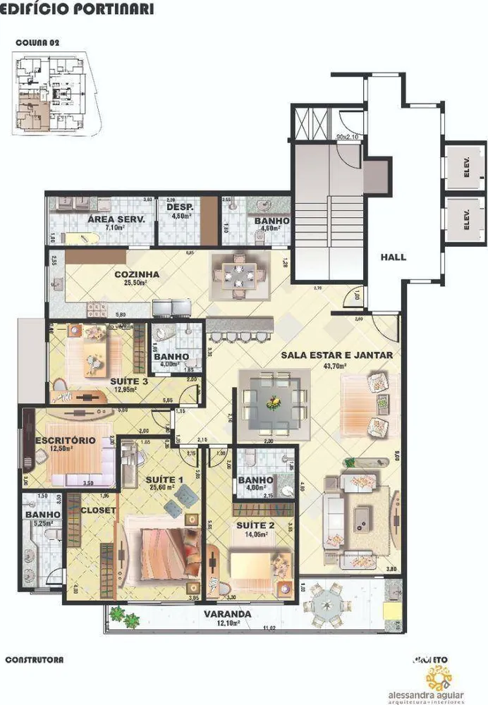 Apartamento, 4 quartos, 210 m² - Foto 12
