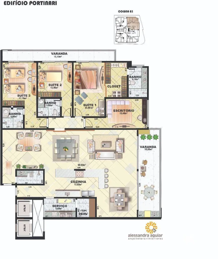 Apartamento, 4 quartos, 210 m² - Foto 13