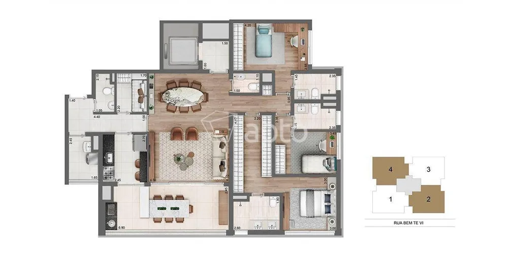 Apartamento, 3 quartos, 149 m² - Foto 12