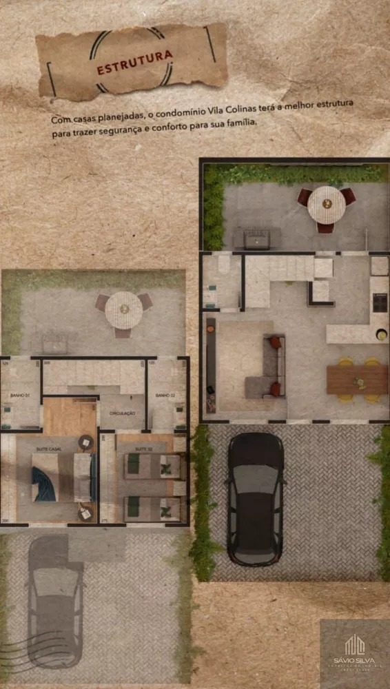 Casa de Condomínio, 2 quartos - Foto 18