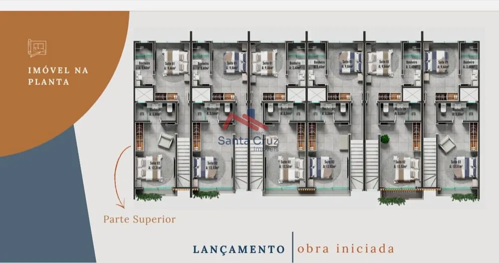 Sobrado, 2 quartos, 82 m² - Foto 12