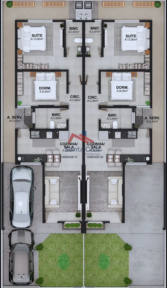 Apartamento, 2 quartos, 129 m² - Foto 3