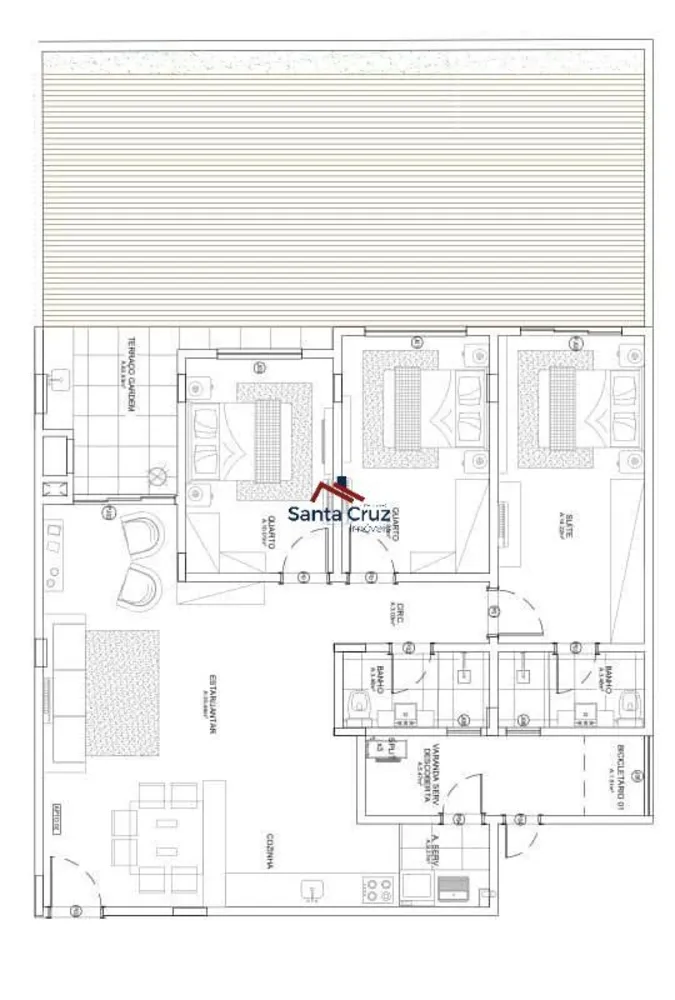 Cobertura, 3 quartos, 138 m² - Foto 12