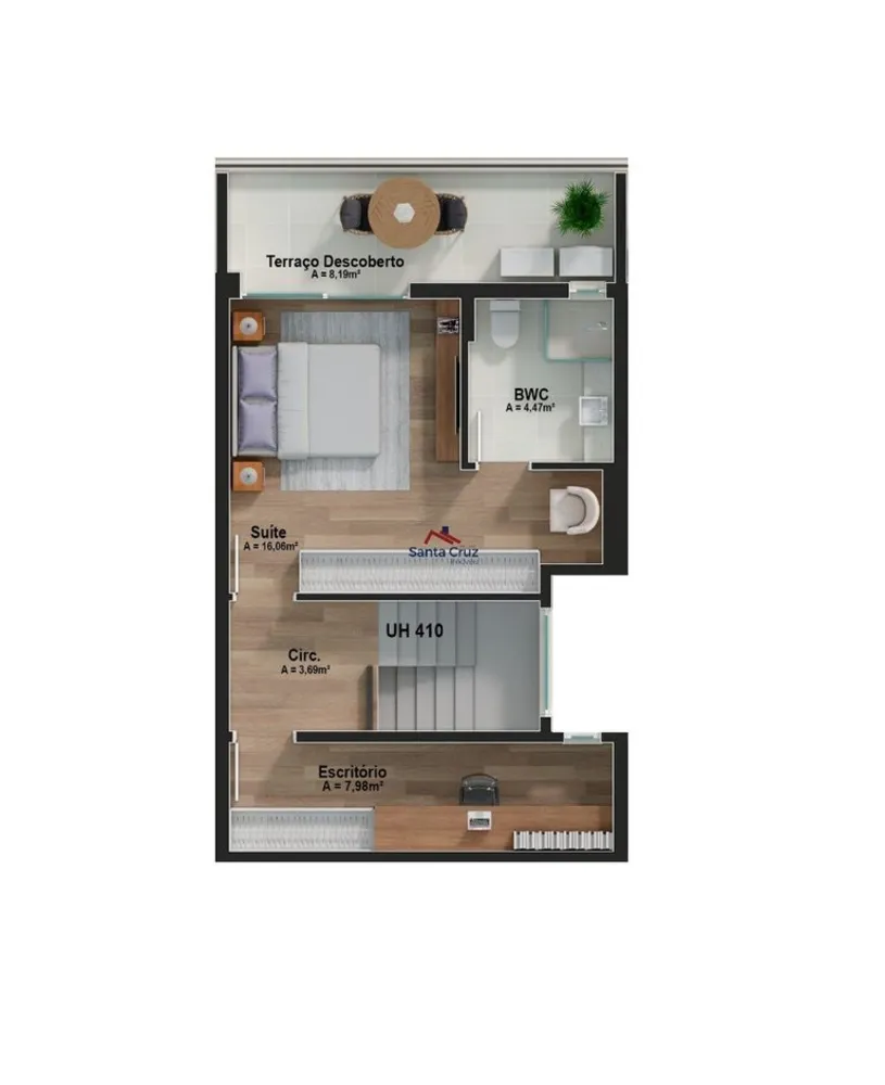 Apartamento, 1 quarto, 122 m² - Foto 4