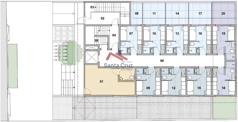 Apartamento, 1 quarto, 13 m² - Foto 7