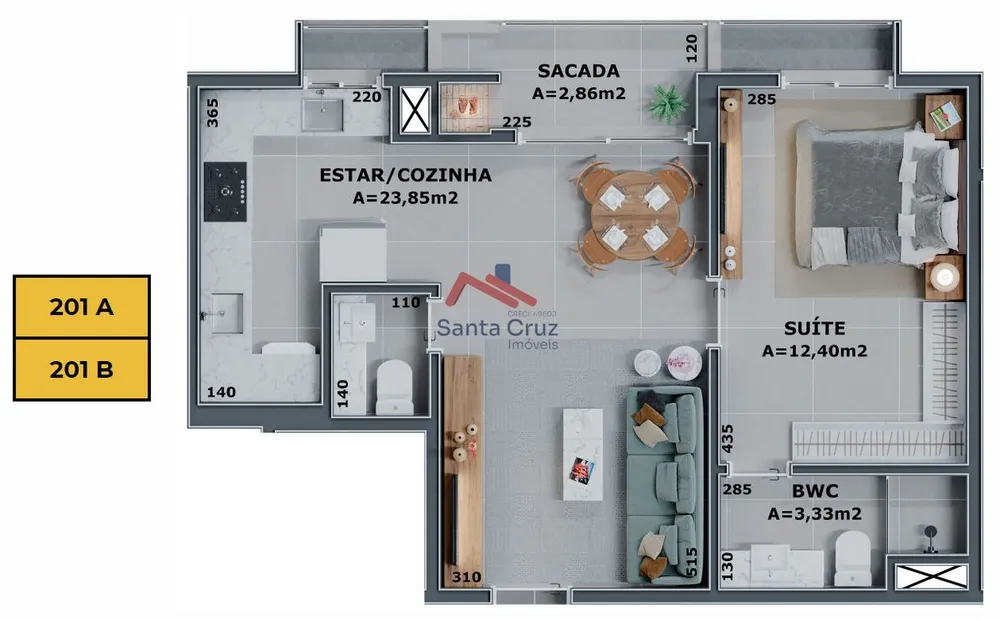 Apartamento, 2 quartos, 68 m² - Foto 7