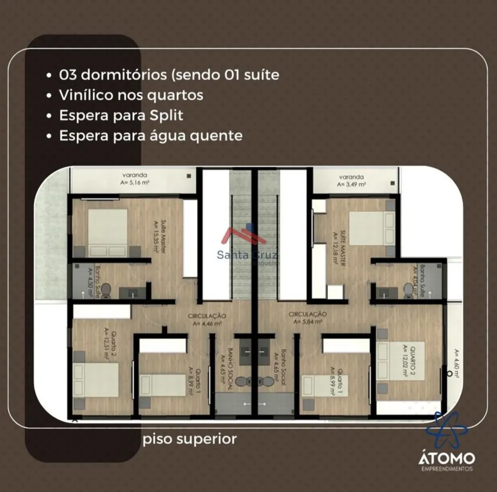 Sobrado, 3 quartos, 146 m² - Foto 4