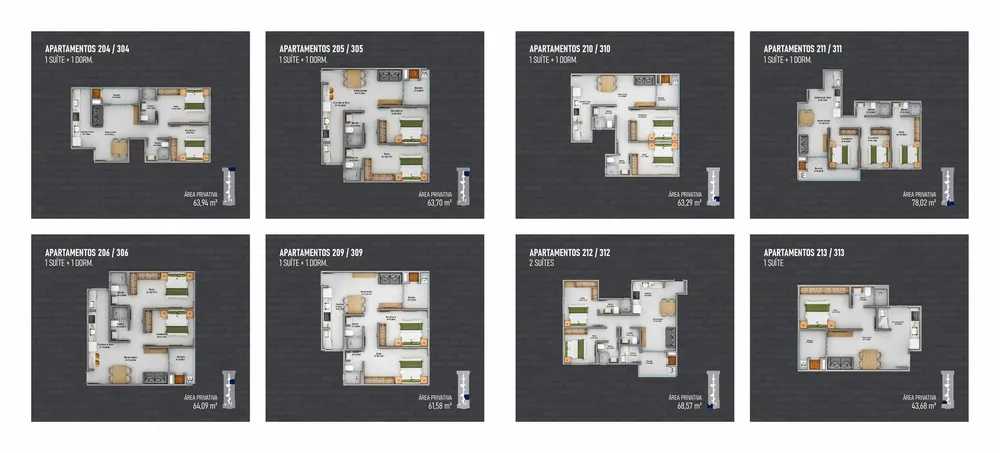 Apartamento, 2 quartos, 64 m² - Foto 14