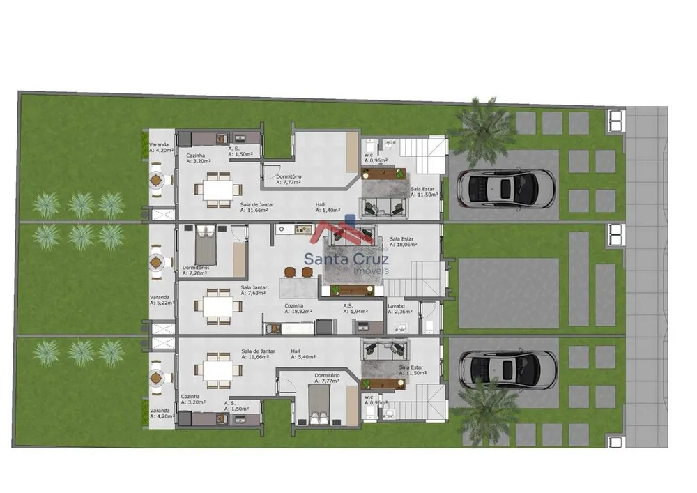 Sobrado, 3 quartos, 128 m² - Foto 5