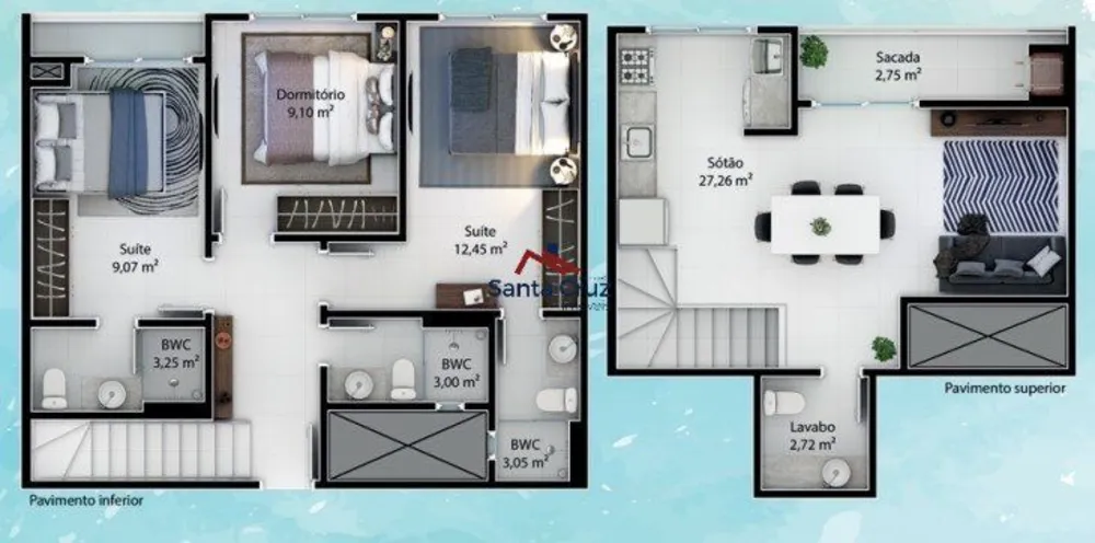 Apartamento, 3 quartos, 96 m² - Foto 1