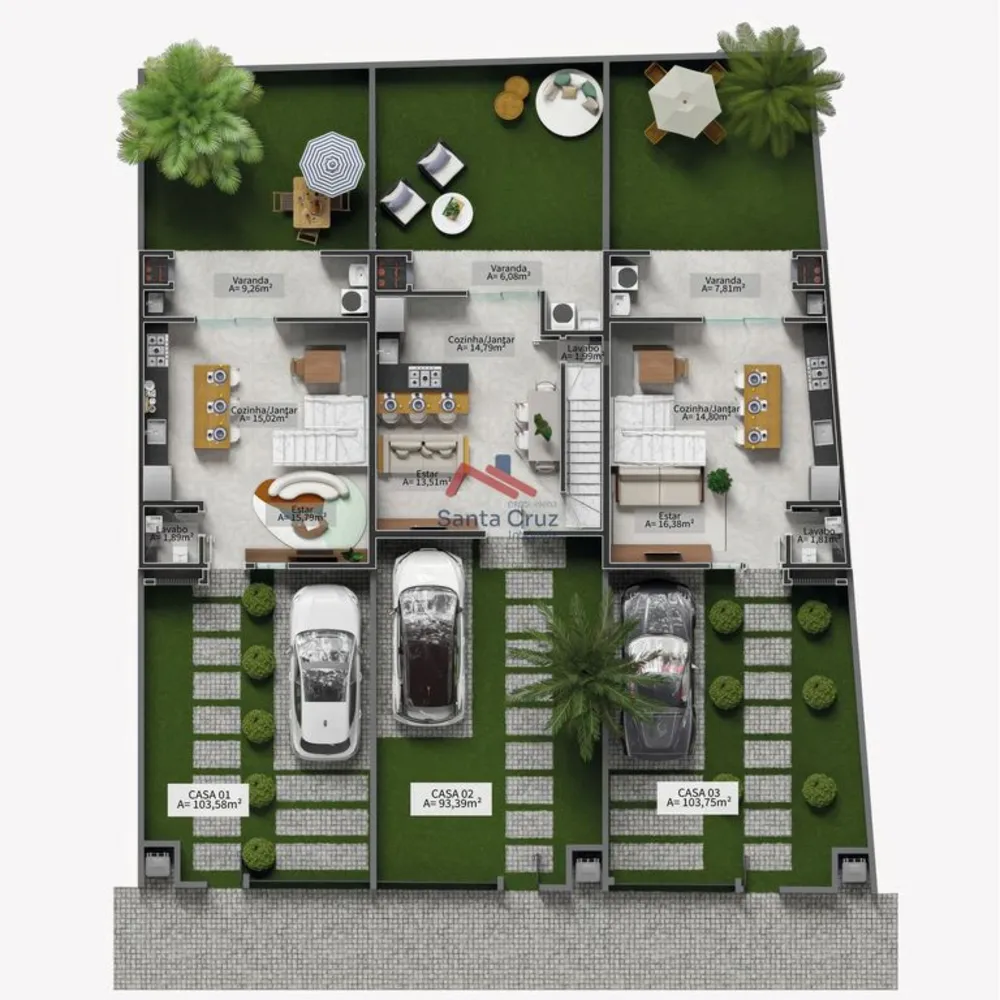 Sobrado, 3 quartos, 100 m² - Foto 10